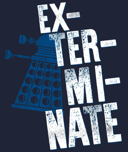 (image for) Exterminate Dalek Dr Who T-Shirt